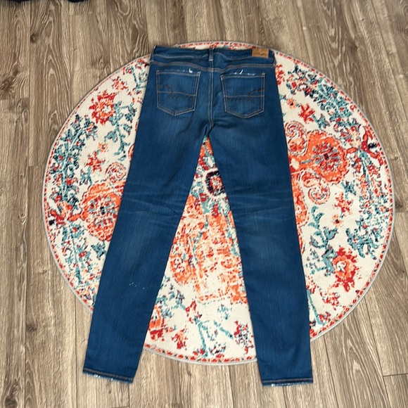 AMERICAN EAGLE 🦅 SUPER STRETCH X / JEGGINGS size 10/ long - Picture 3 of 14